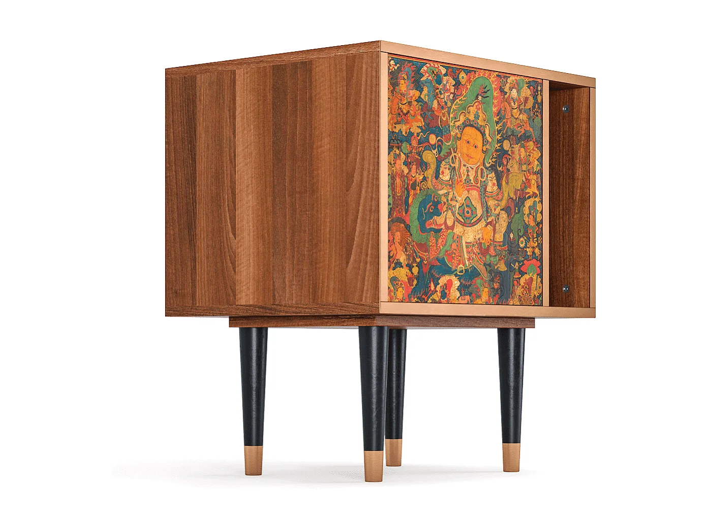 Table de nuit - 57х69х48 cm - S2 - God by Vaisravana , Noyer