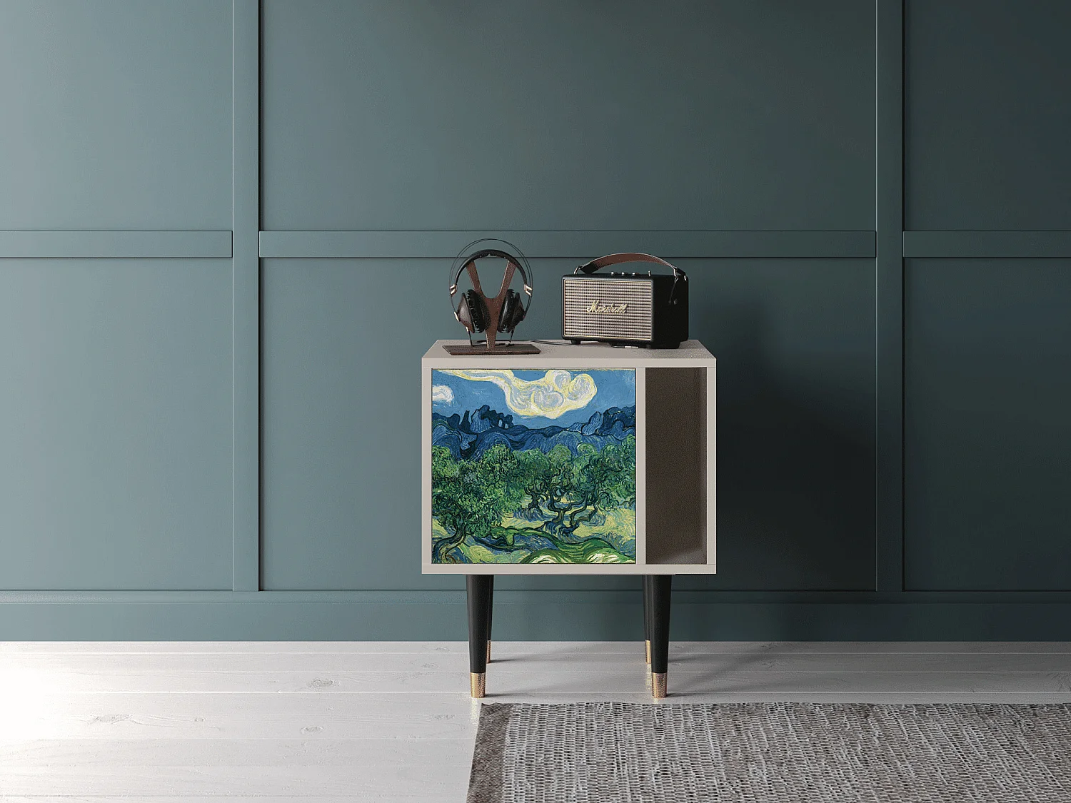 Mesita de noche - 57х69х48 cm - S2 - The Oil Trees, Arena