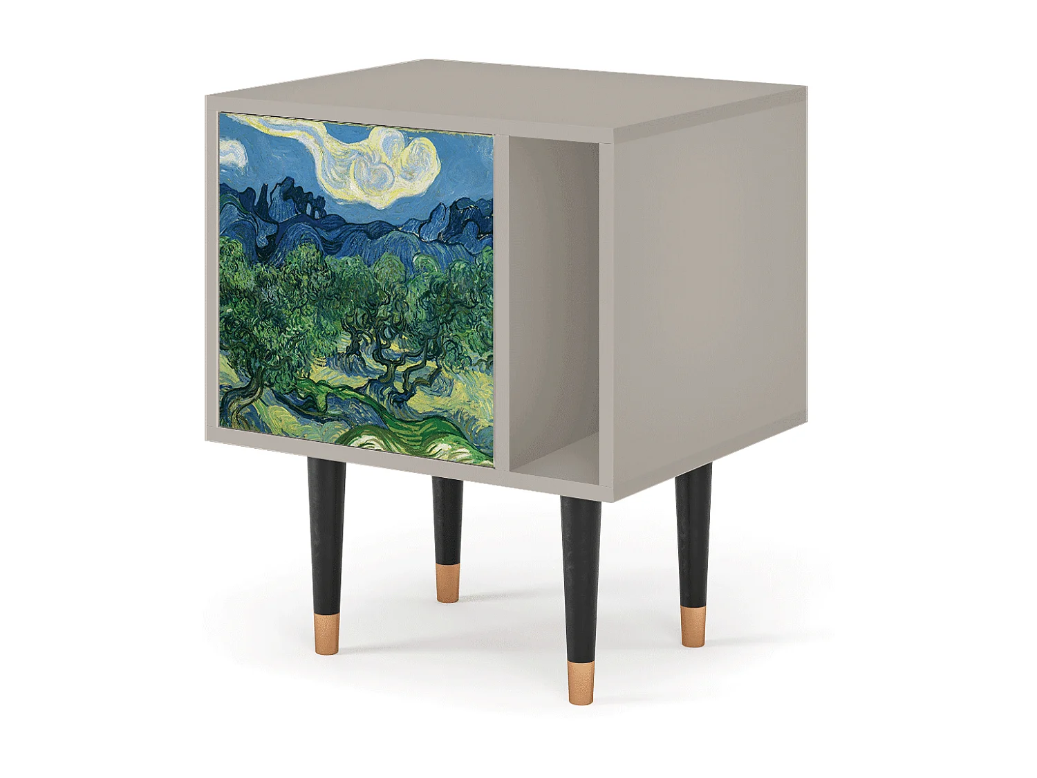 Table de nuit - 57х69х48 cm - S2 - The Oil Trees, Sable