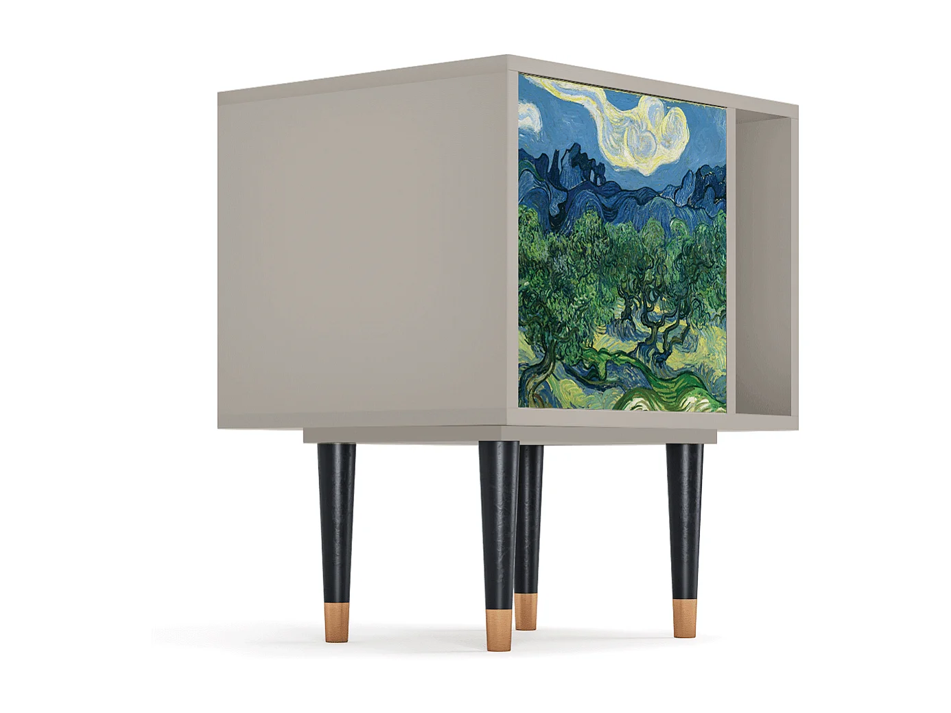 Table de nuit - 57х69х48 cm - S2 - The Oil Trees, Sable