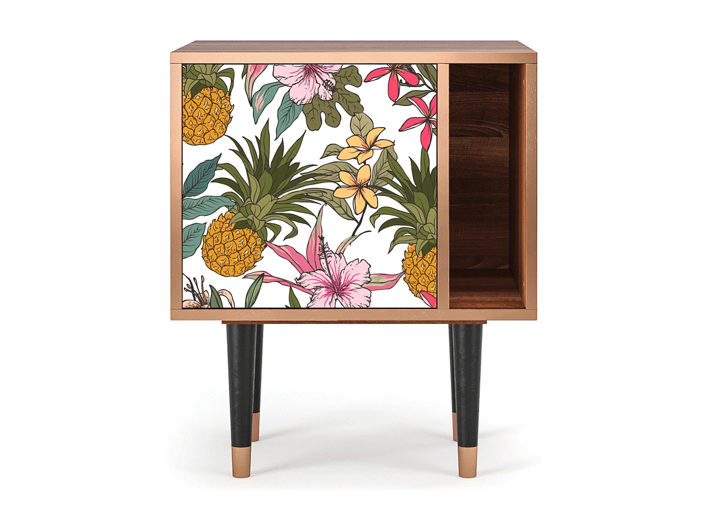 Stolik nocny - 57х69х48 cm - S2 - Estival Fruit, Orzech