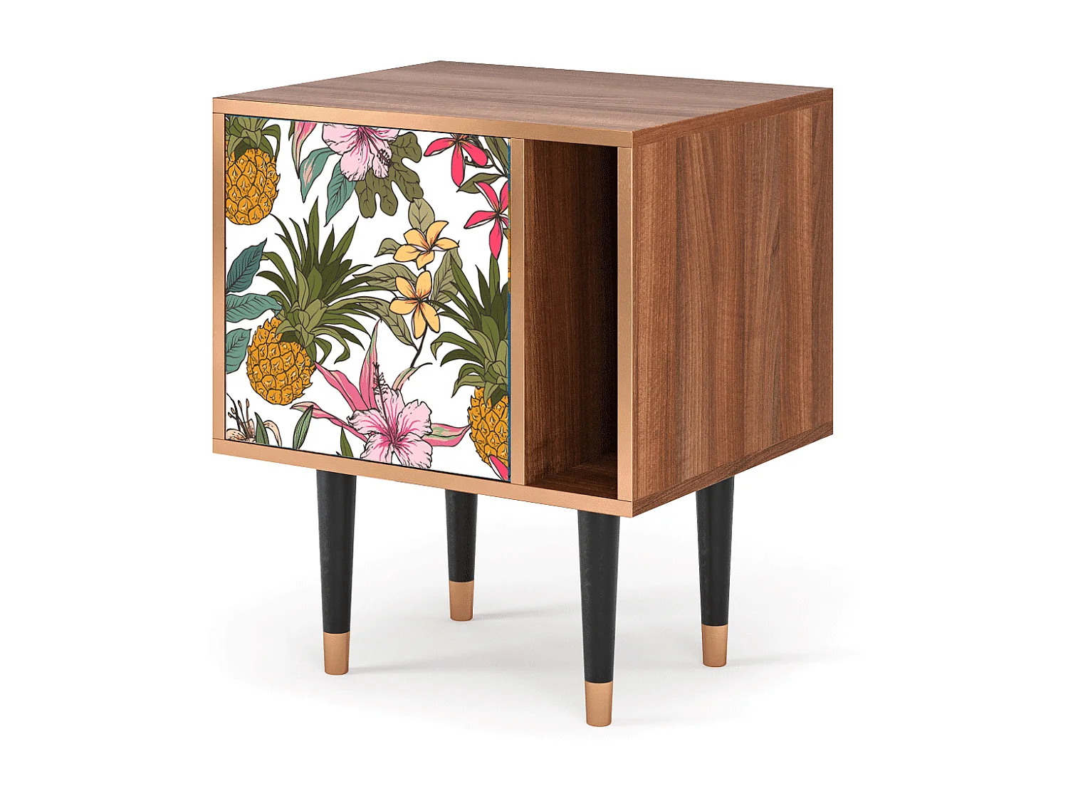 Stolik nocny - 57х69х48 cm - S2 - Estival Fruit, Orzech