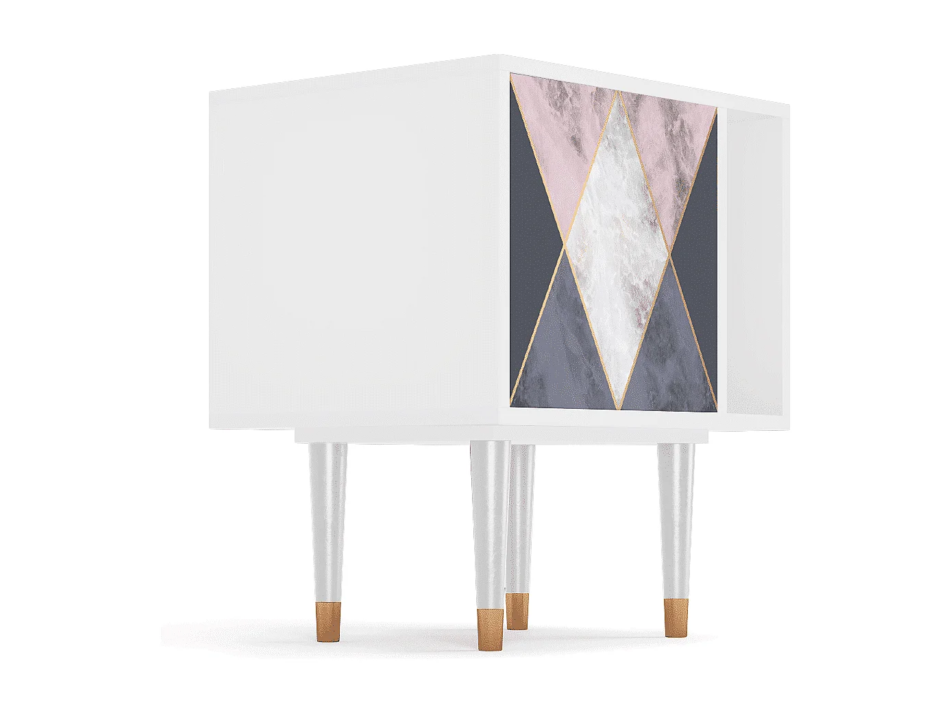 Table de nuit - 57х69х48 cm - S2 - Ideal Harmony, Blanc