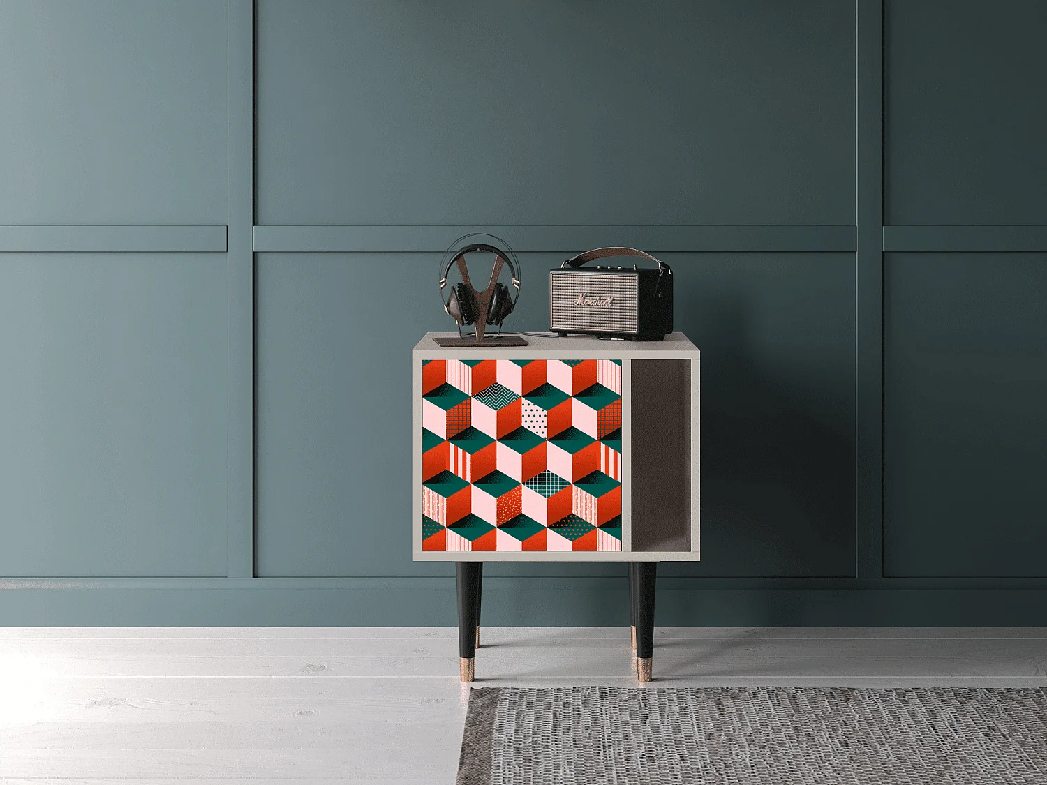 Table de nuit - 57х69х48 cm - S2 - Pepsi-Cola, Sable