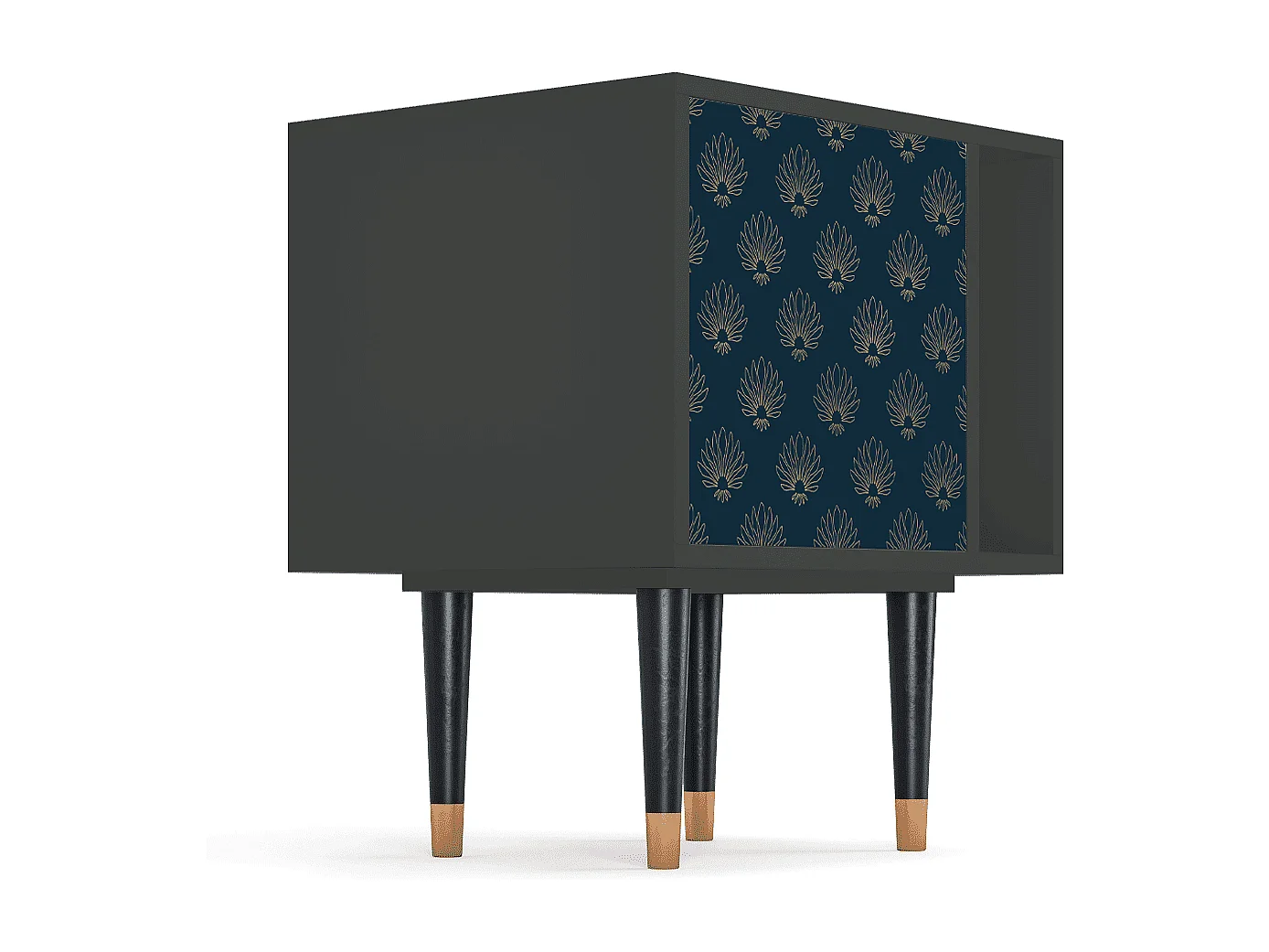 Nachttisch - 57х69х48 cm - S2 - Blue Lotus, Anthrazit