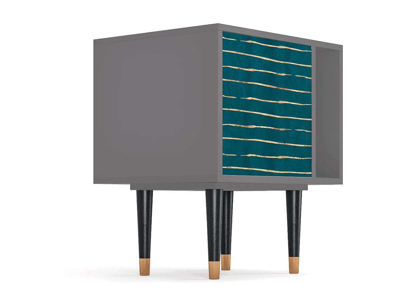 Nachttisch - 57х69х48 cm - S2 - Ocean Drive, Grau