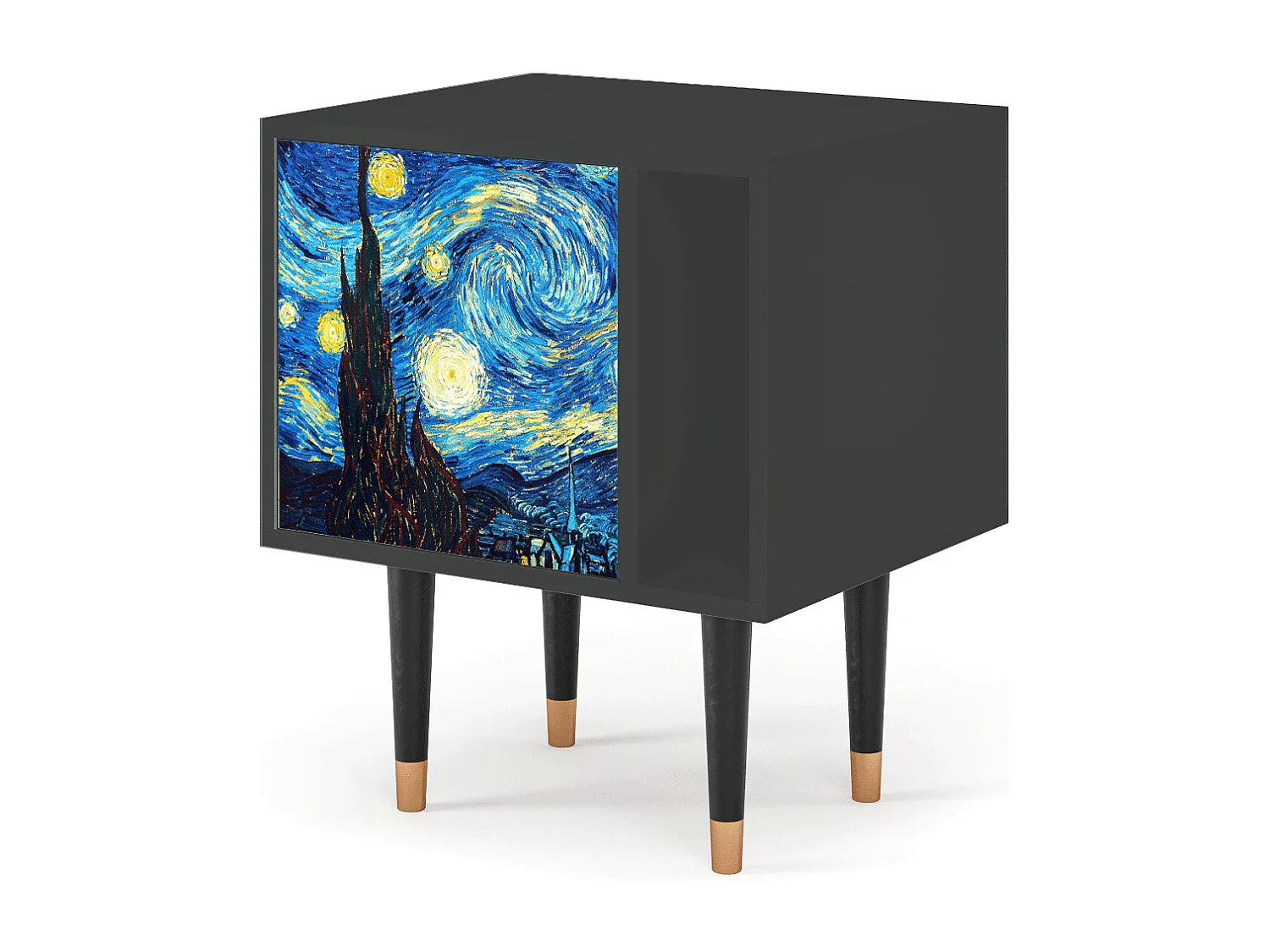 Criado-mudo - 57х69х48 cm - S2 - The Starry Night  , Antracite