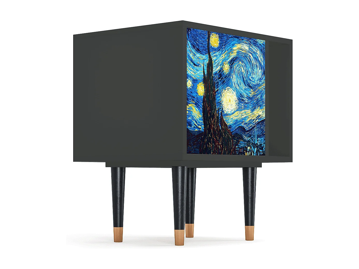 Criado-mudo - 57х69х48 cm - S2 - The Starry Night  , Antracite