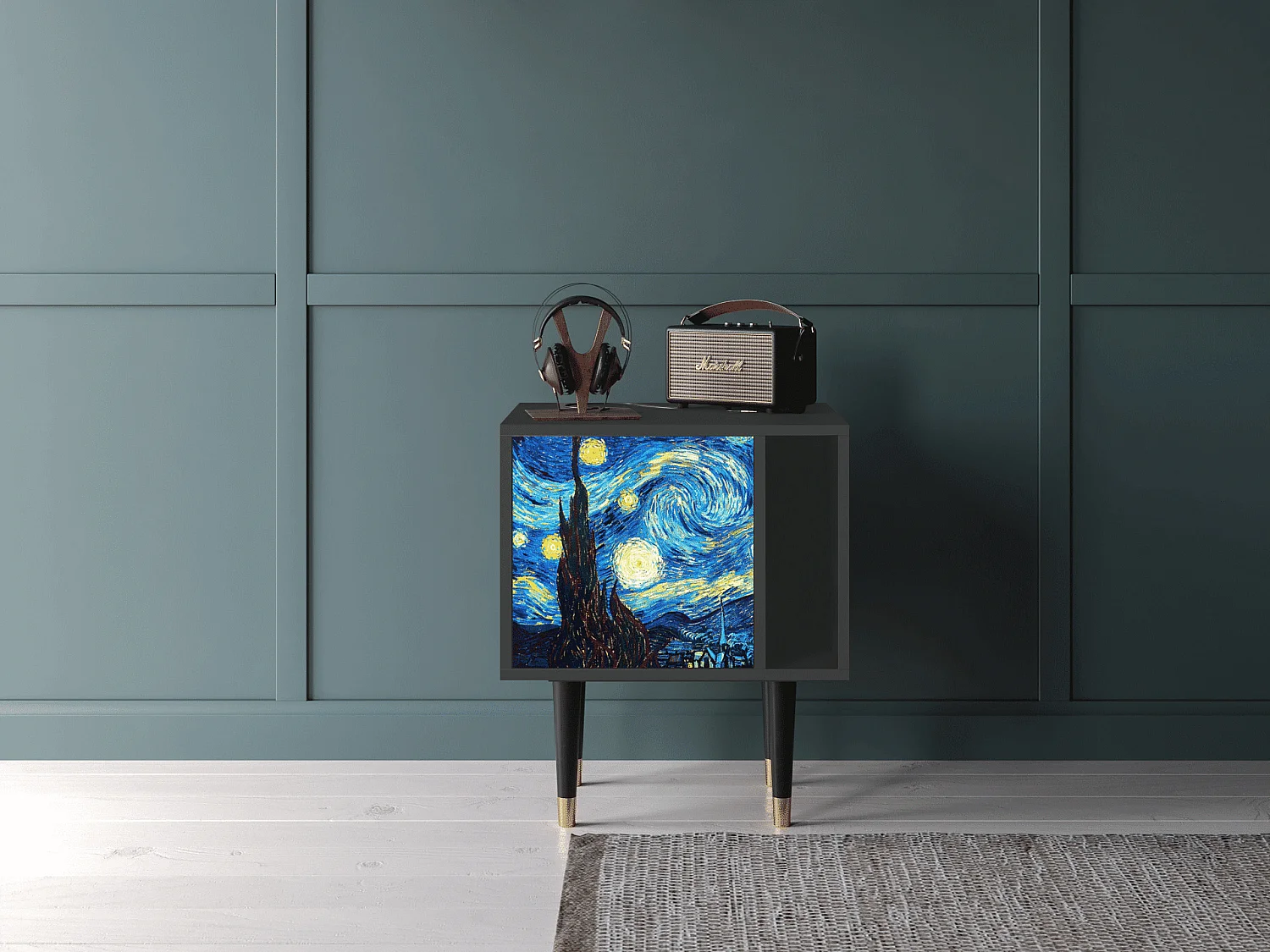 Criado-mudo - 57х69х48 cm - S2 - The Starry Night  , Antracite