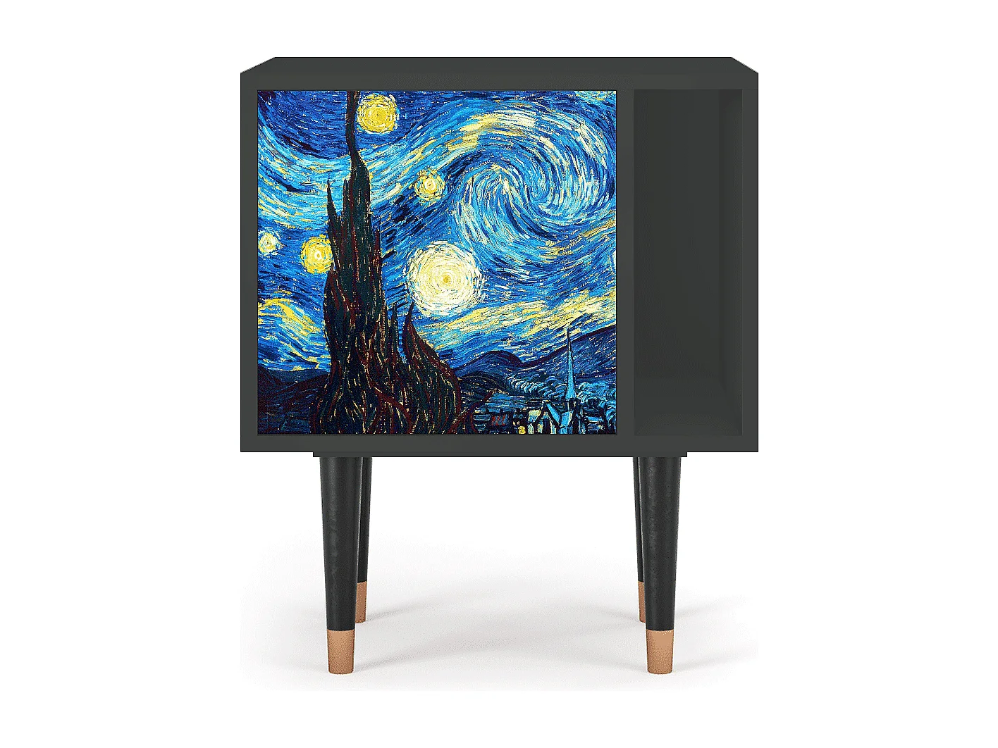 Criado-mudo - 57х69х48 cm - S2 - The Starry Night  , Antracite