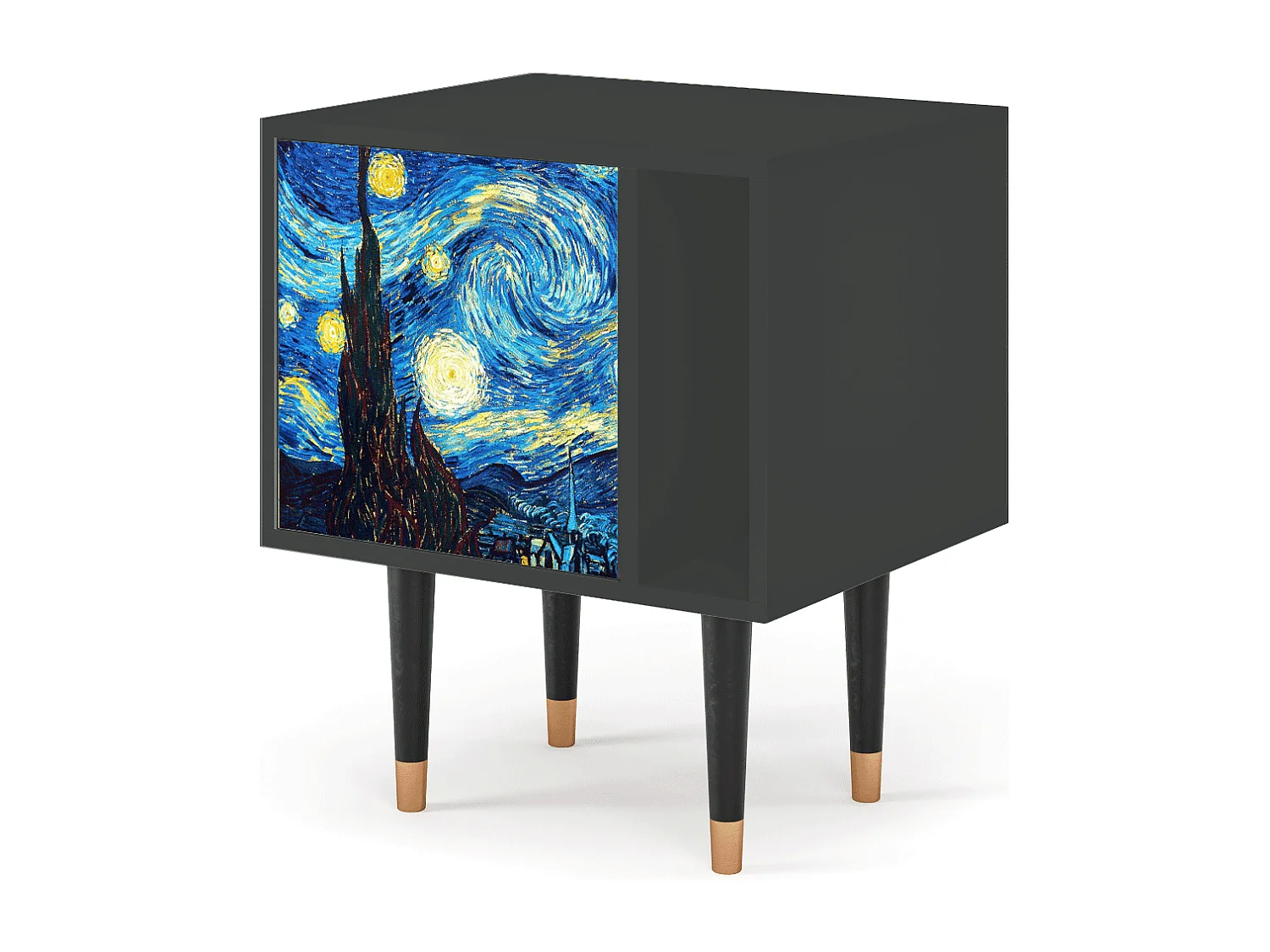 Criado-mudo - 57х69х48 cm - S2 - The Starry Night  , Antracite