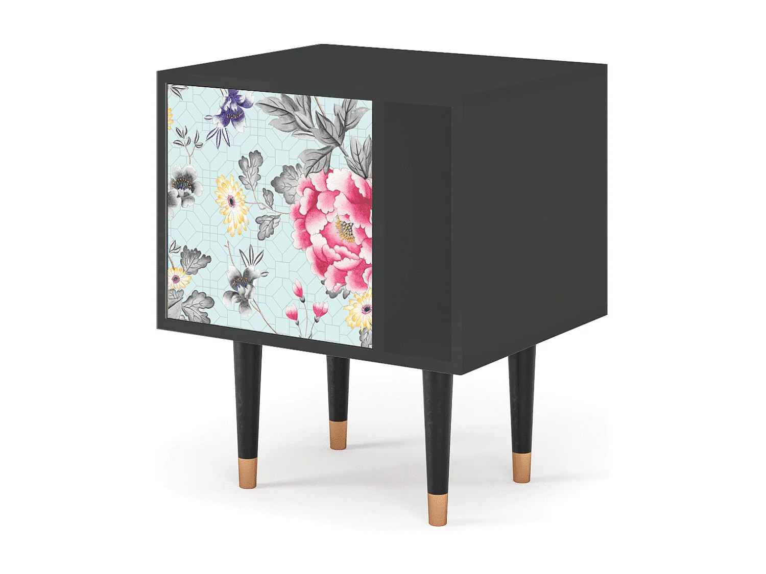 Table de nuit - 57х69х48 cm - S2 - Sky Garden, Anthracite