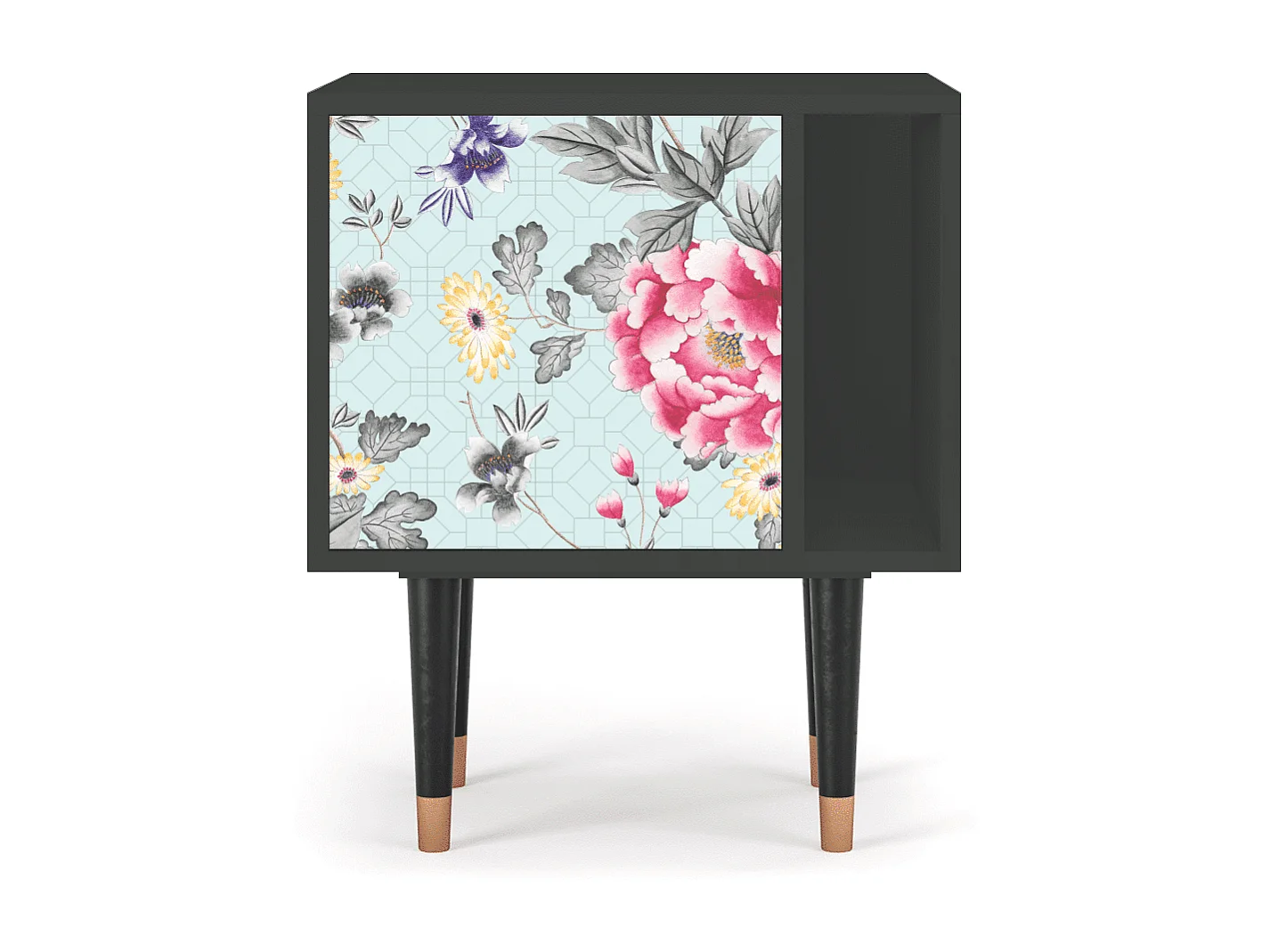 Comodino - 57х69х48 cm - S2 - Sky Garden, Antracite