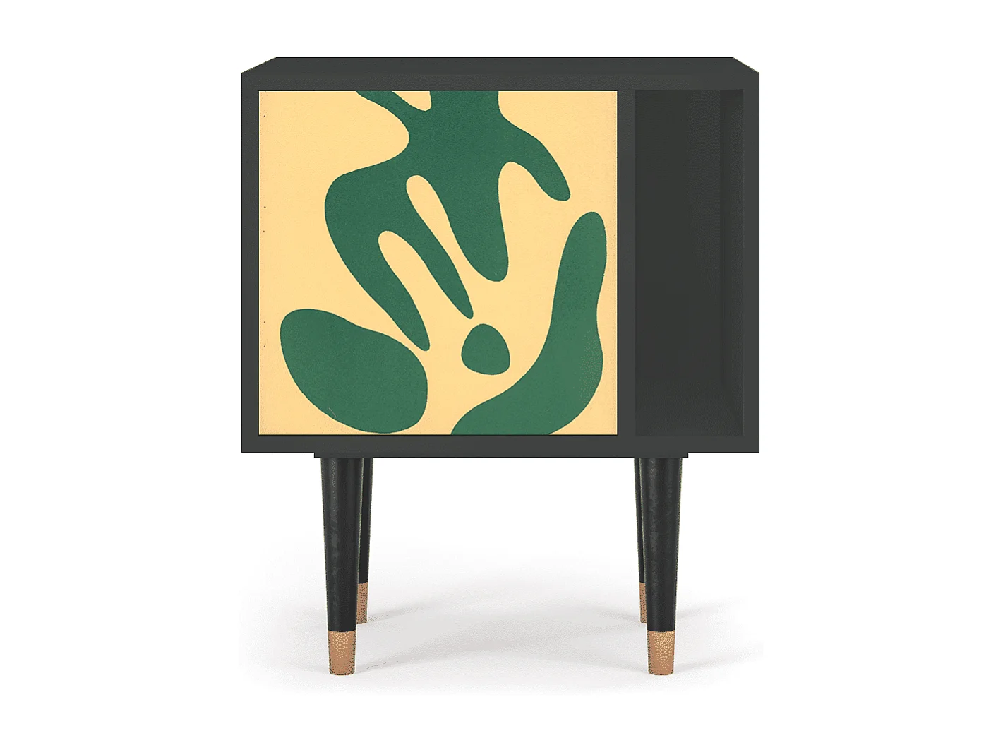 Stolik nocny - 57х69х48 cm - S2 - Constellations by Arp, Antracyt