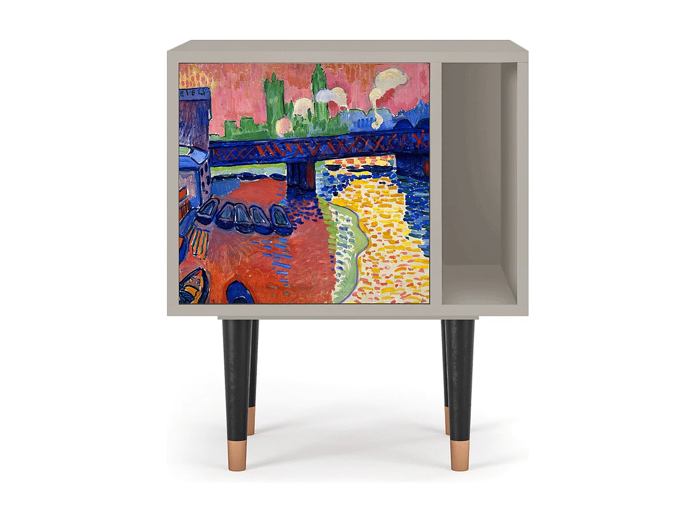 Nachtkastje - 57х69х48 cm - S2 - Charing Cross Bridge, Zand