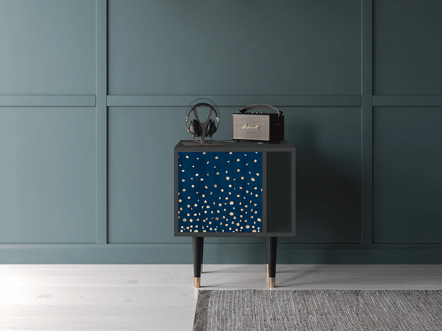 Table de nuit - 57х69х48 cm - S2 - Night Skies, Anthracite