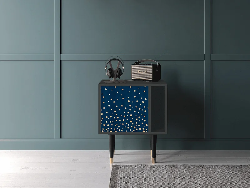 Stolik nocny - 57х69х48 cm - S2 - Night Skies, Antracyt