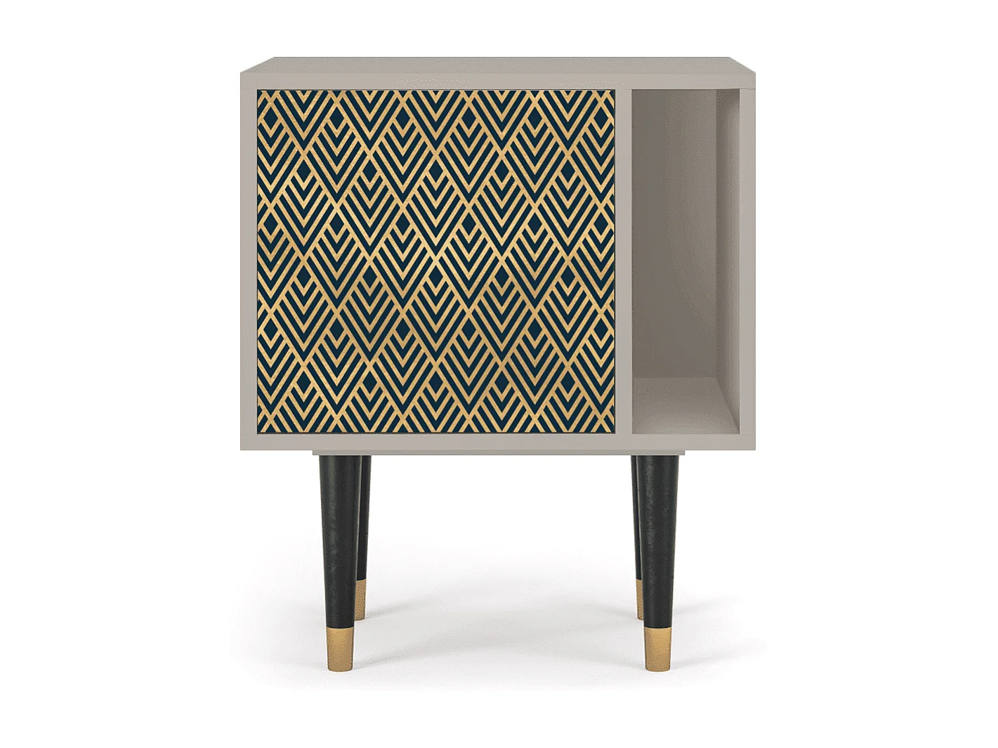 Nachttisch - 57х69х48 cm - S2 - Egypt Triangles, Sand