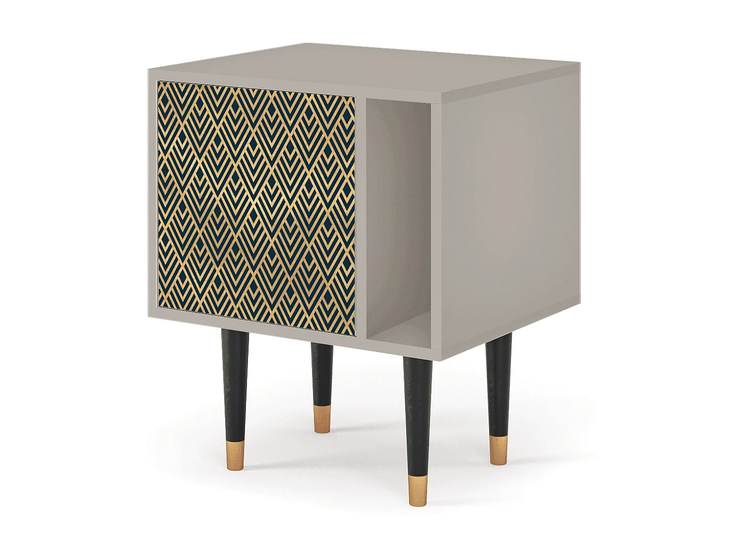 Nachttisch - 57х69х48 cm - S2 - Egypt Triangles, Sand