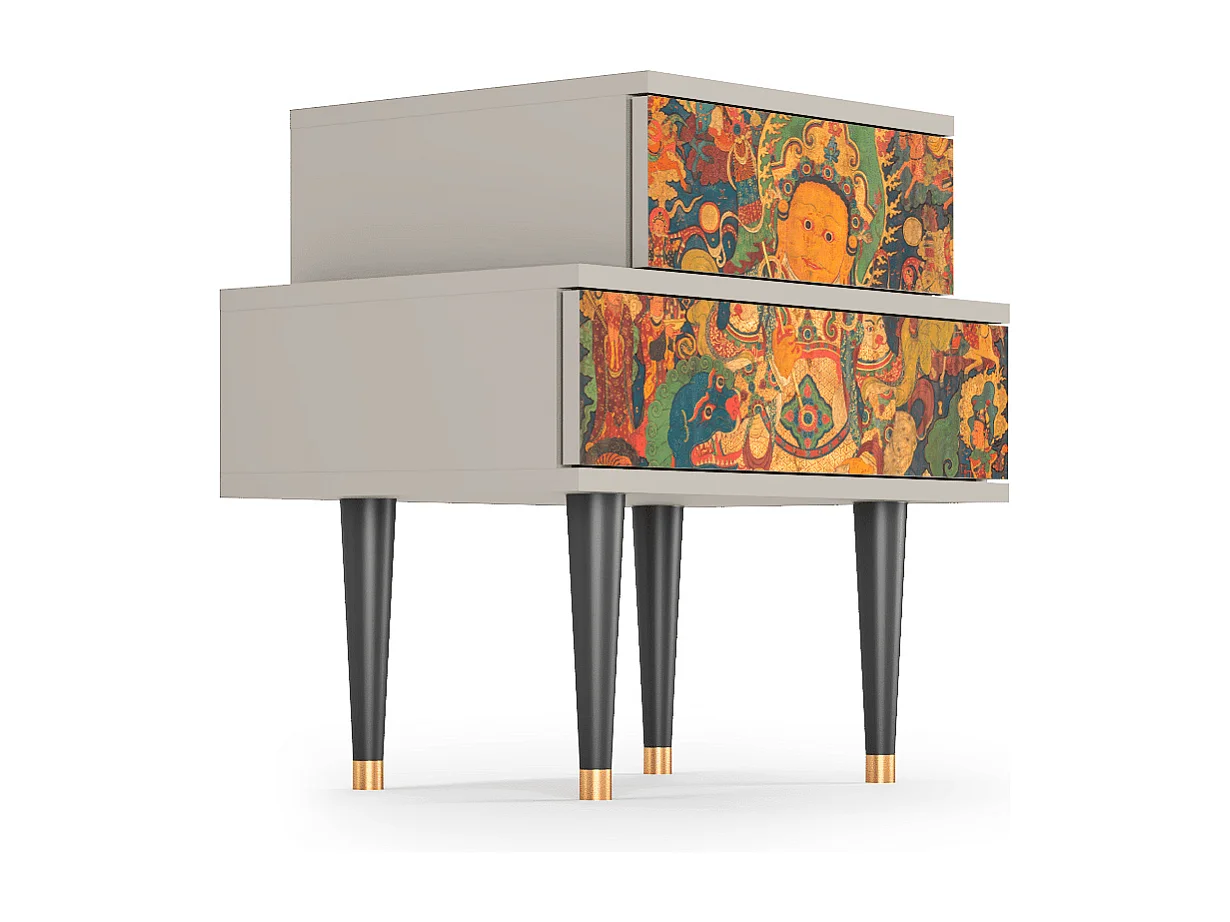 Mesita de noche - 58х58х41 cm - NS1 - God by Vaisravana , Arena