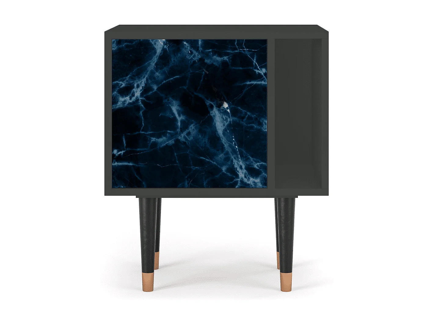 Nachttisch - 57х69х48 cm - S2 - Deep Ocean, Anthrazit