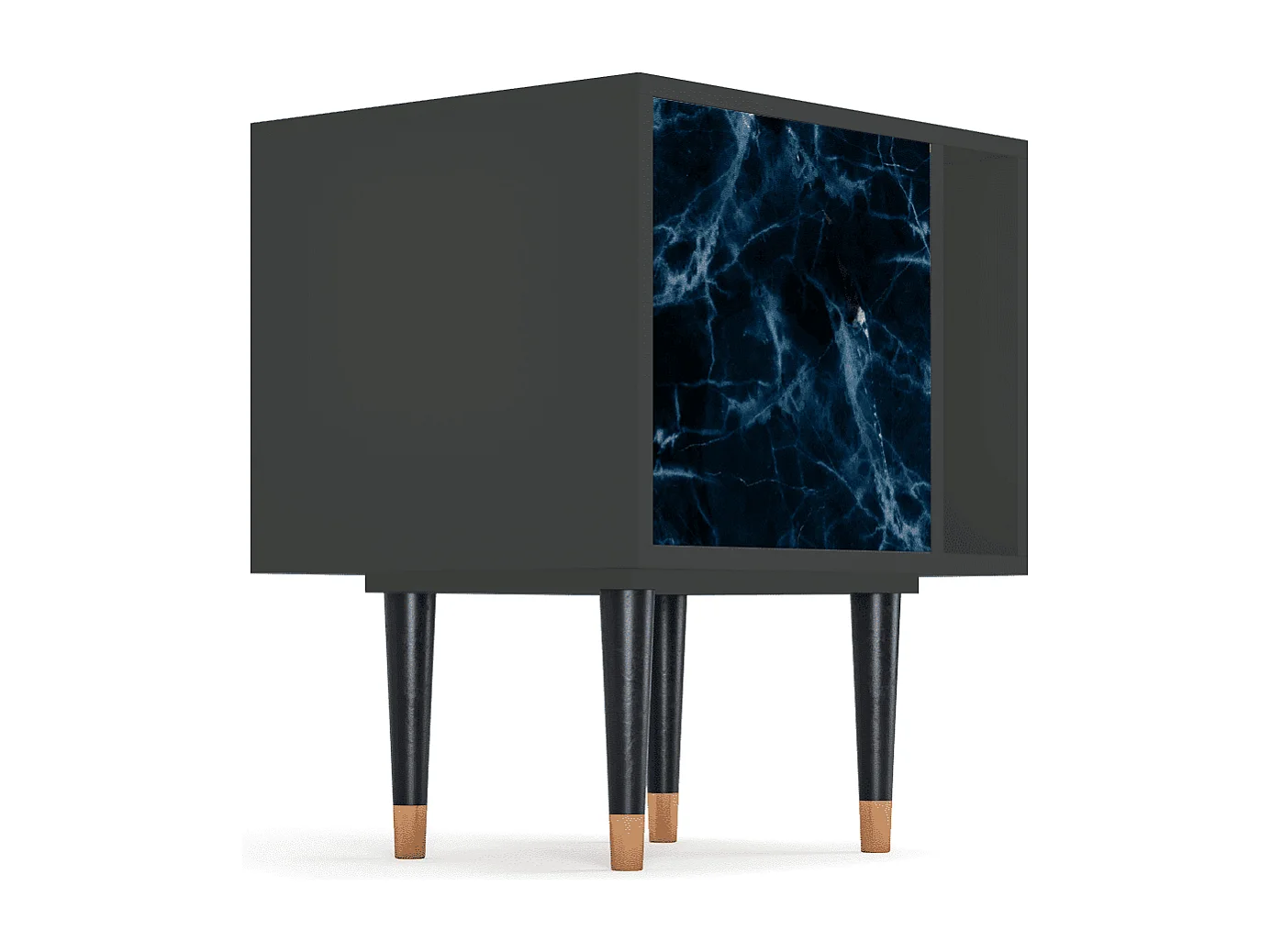 Nachttisch - 57х69х48 cm - S2 - Deep Ocean, Anthrazit