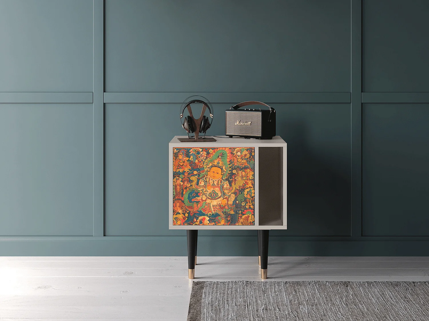 Table de nuit - 57х69х48 cm - S2 - God by Vaisravana , Sable