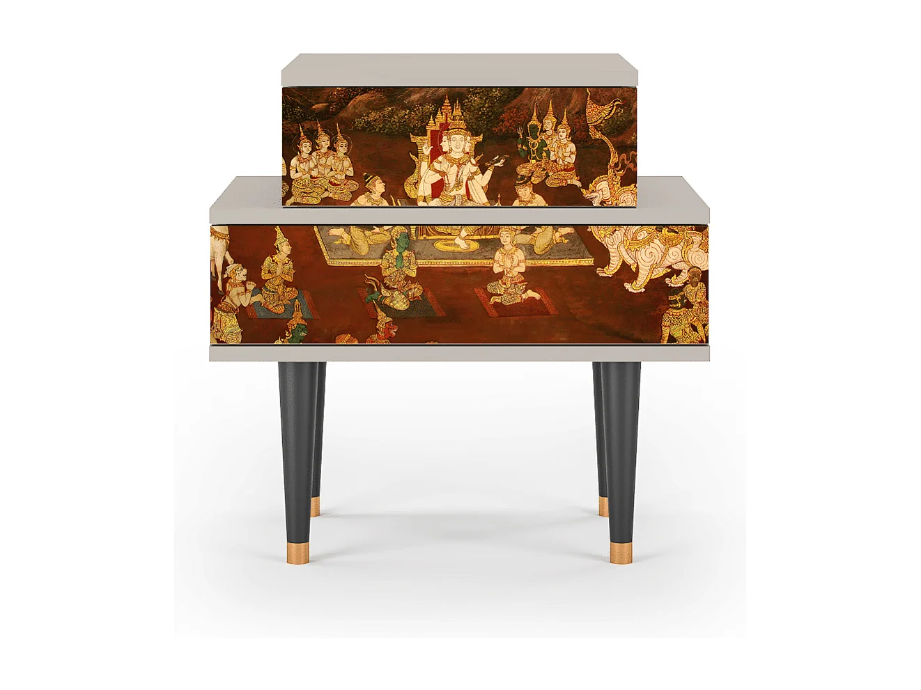 Table de nuit - 58х58х41 cm - NS1 - Malyavan, Sable