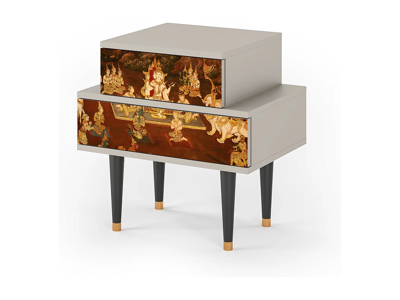 Table de nuit - 58х58х41 cm - NS1 - Malyavan, Sable