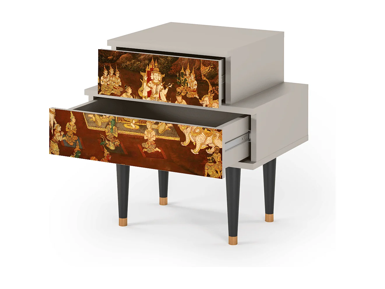 Table de nuit - 58х58х41 cm - NS1 - Malyavan, Sable