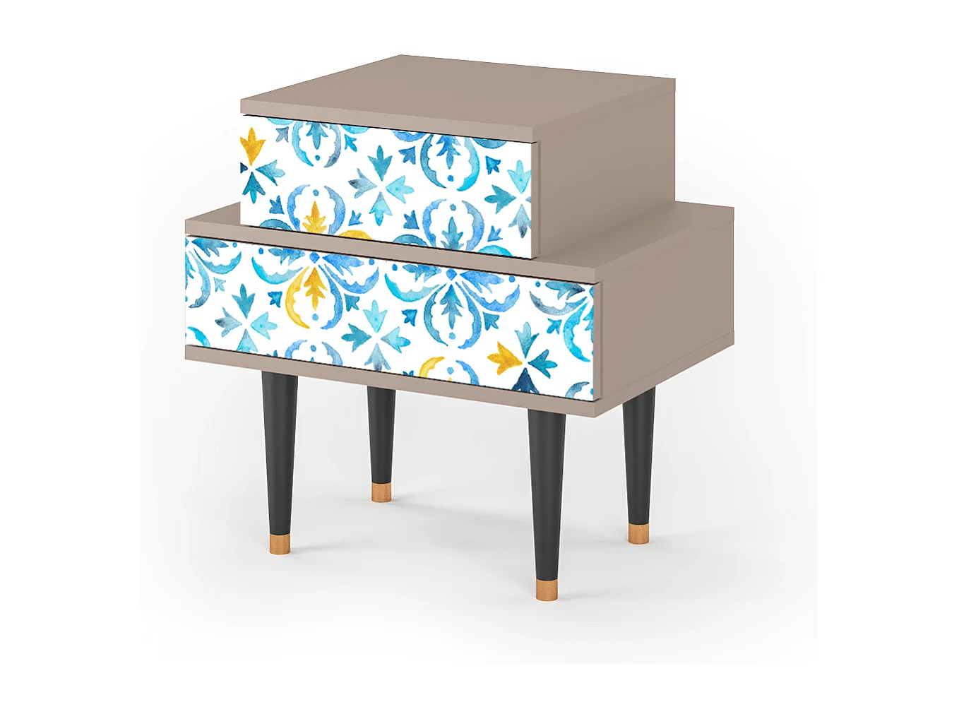 Nachttisch - 58х58х41 cm - NS1 - Lisbon Flover, Latte