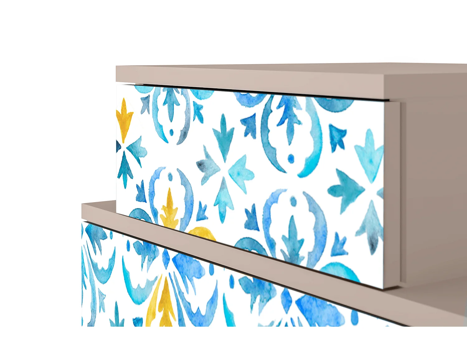 Nachttisch - 58х58х41 cm - NS1 - Lisbon Flover, Latte