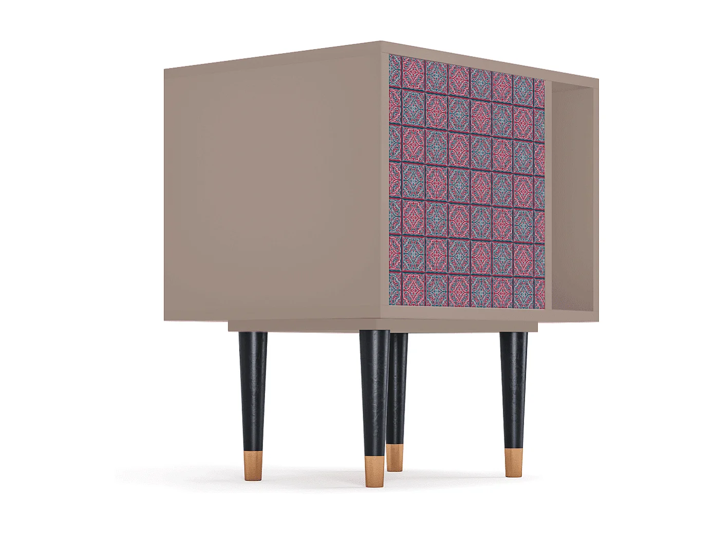 Table de nuit - 57х69х48 cm - S2 - Riviera Mosaic, Latte