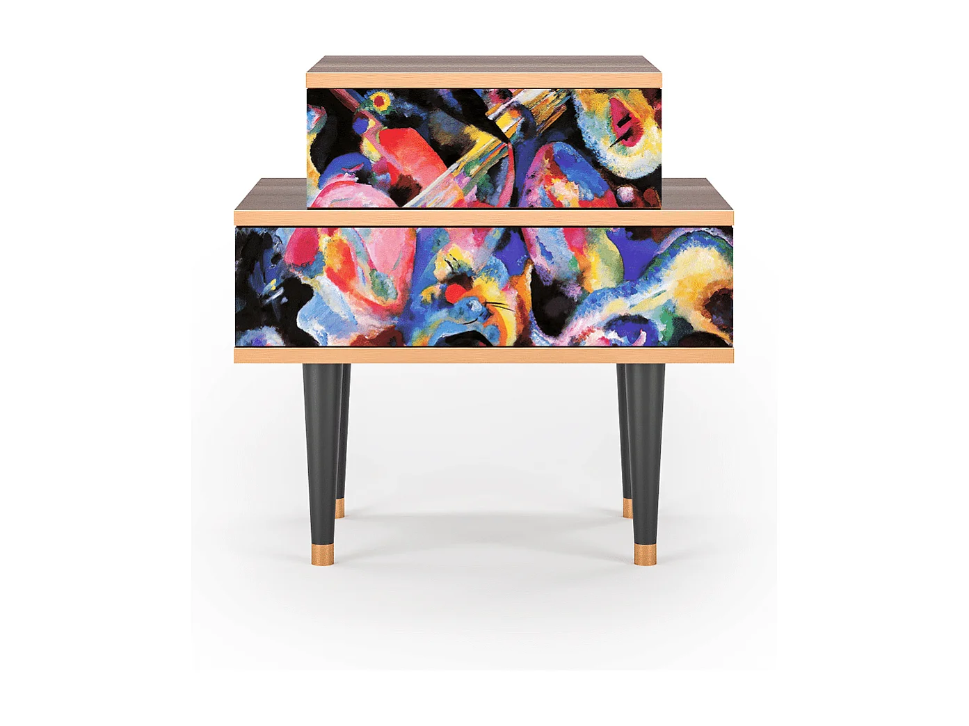 Table de nuit - 58х58х41 cm - NS1 - Kandinsky, Noyer