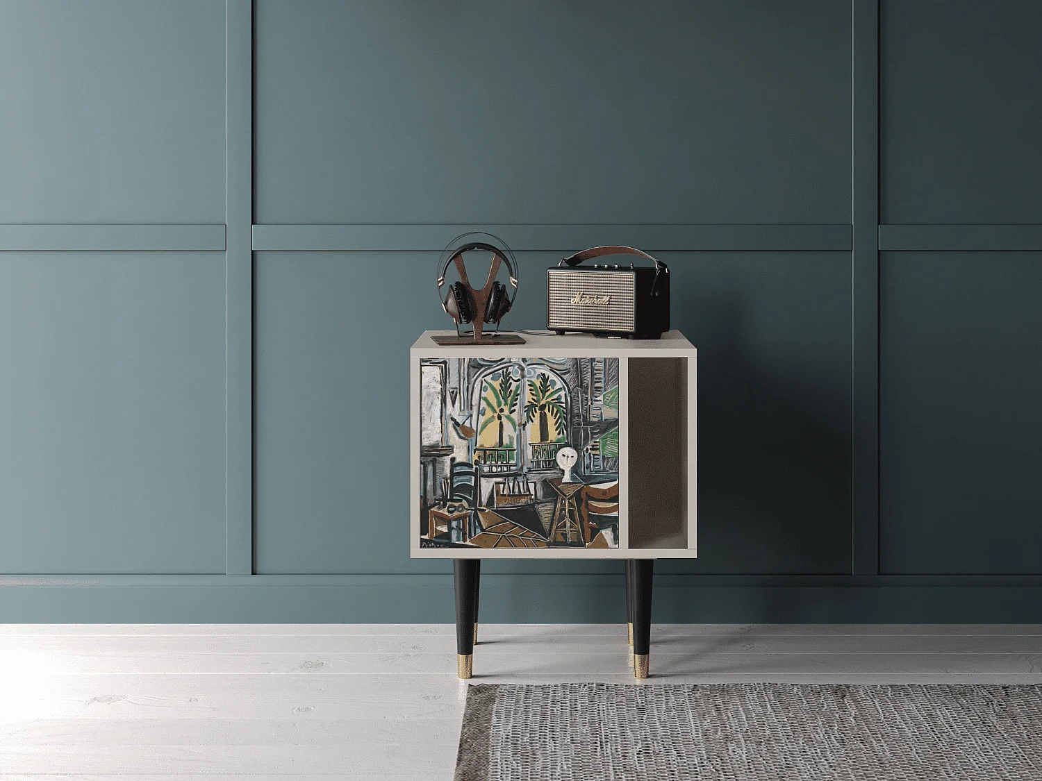 Table de nuit - 57х69х48 cm - S2 - The Studio , Sable