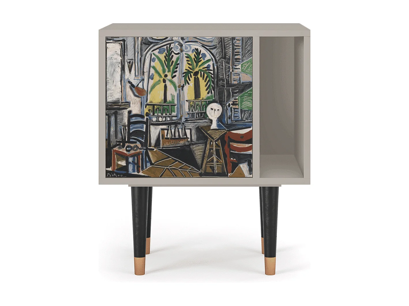 Table de nuit - 57х69х48 cm - S2 - The Studio , Sable