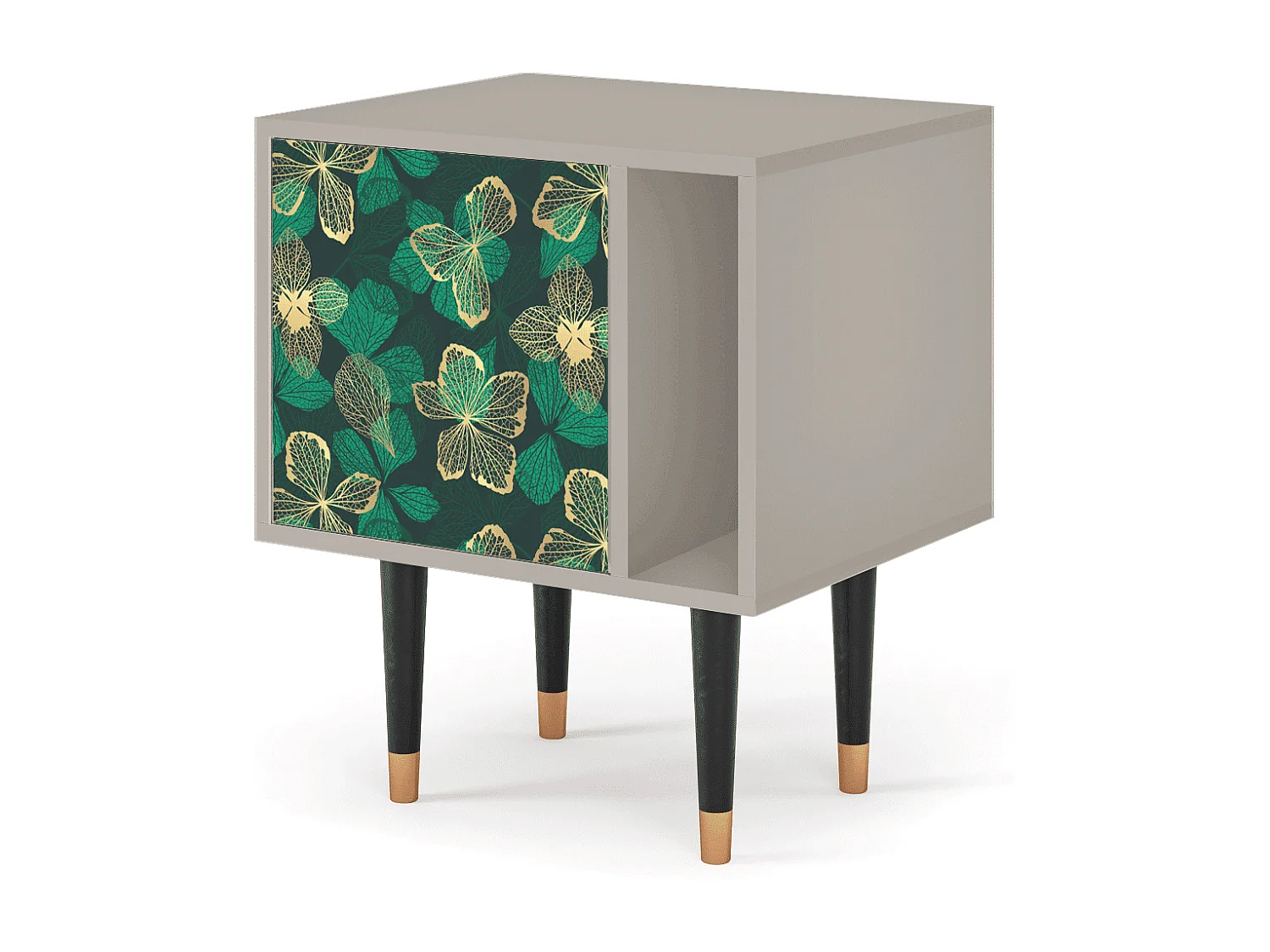 Table de nuit - 57х69х48 cm - S2 - Green Flower, Sable