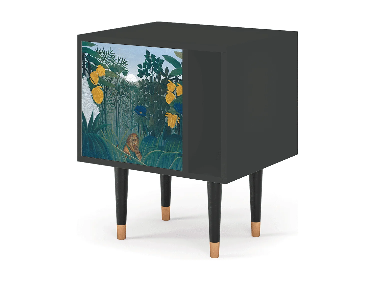 Table de nuit - 57х69х48 cm - S2 - The Repast of the Lion, Anthracite