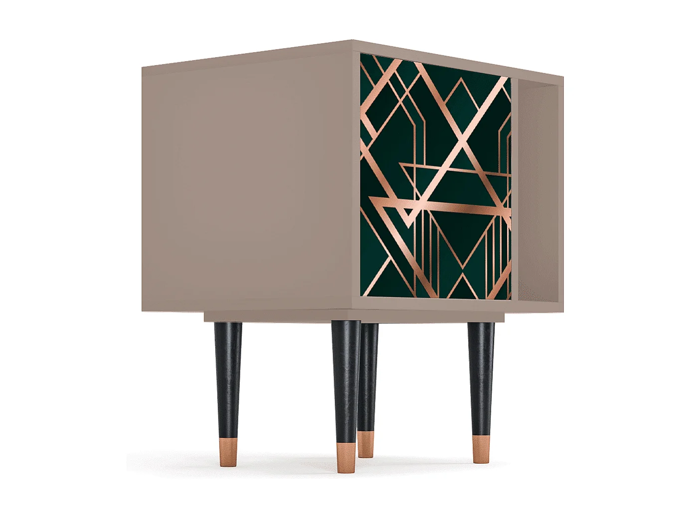 Nachttisch - 57х69х48 cm - S2 - Emerald Gatsby, Latte