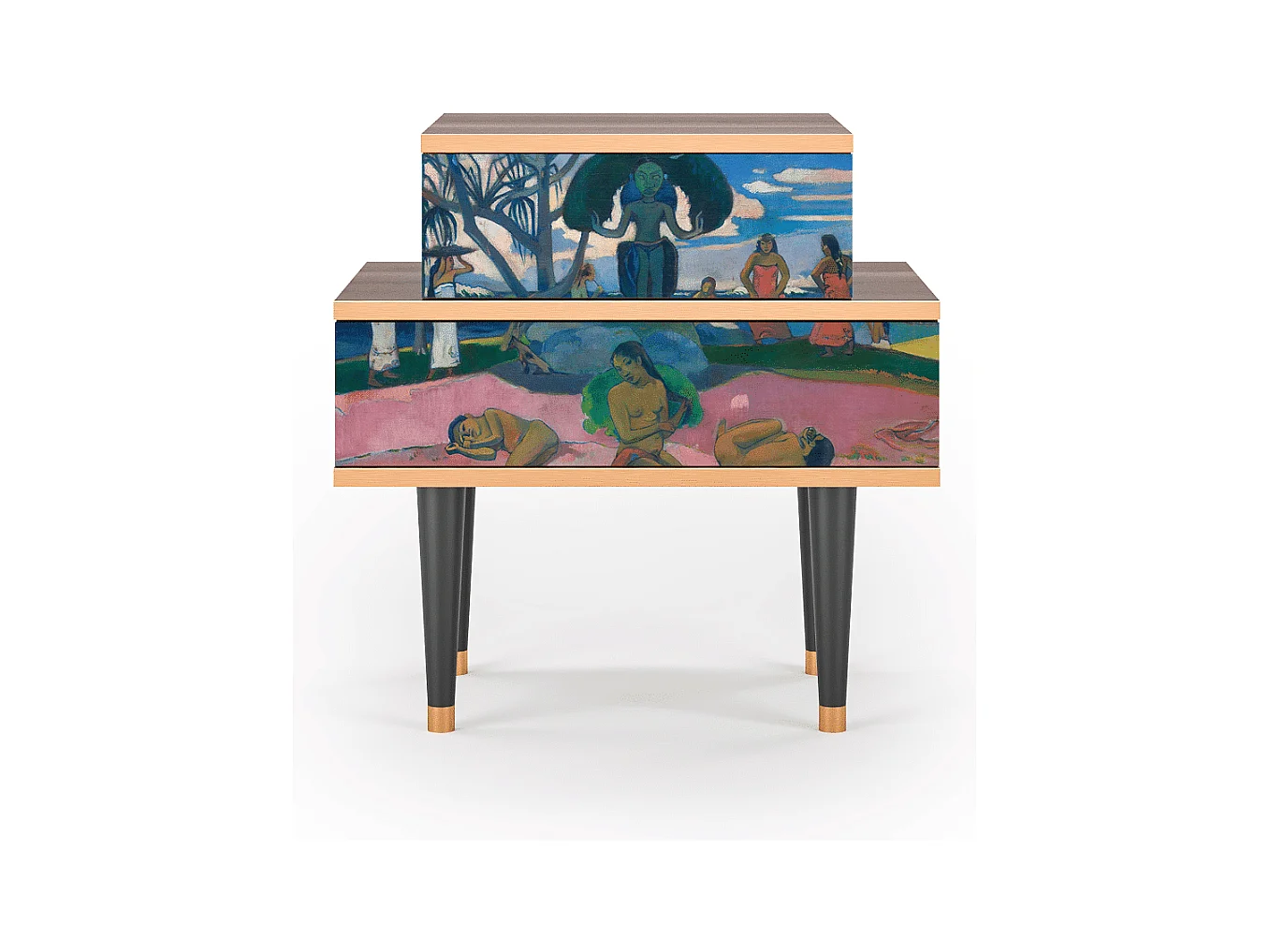 Nachttisch - 58х58х41 cm - NS1 - Day of the God, Walnuss