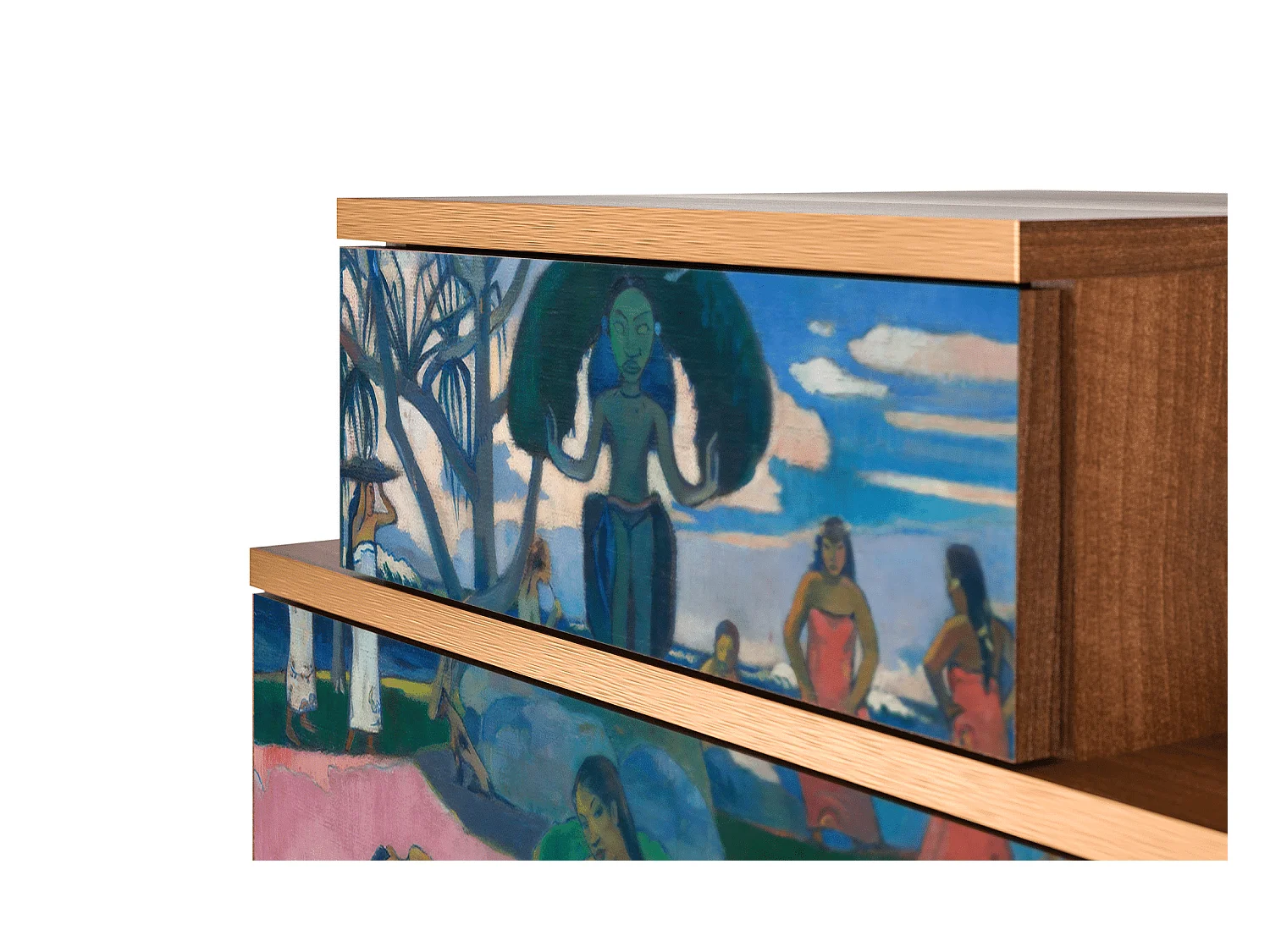 Nachttisch - 58х58х41 cm - NS1 - Day of the God, Walnuss