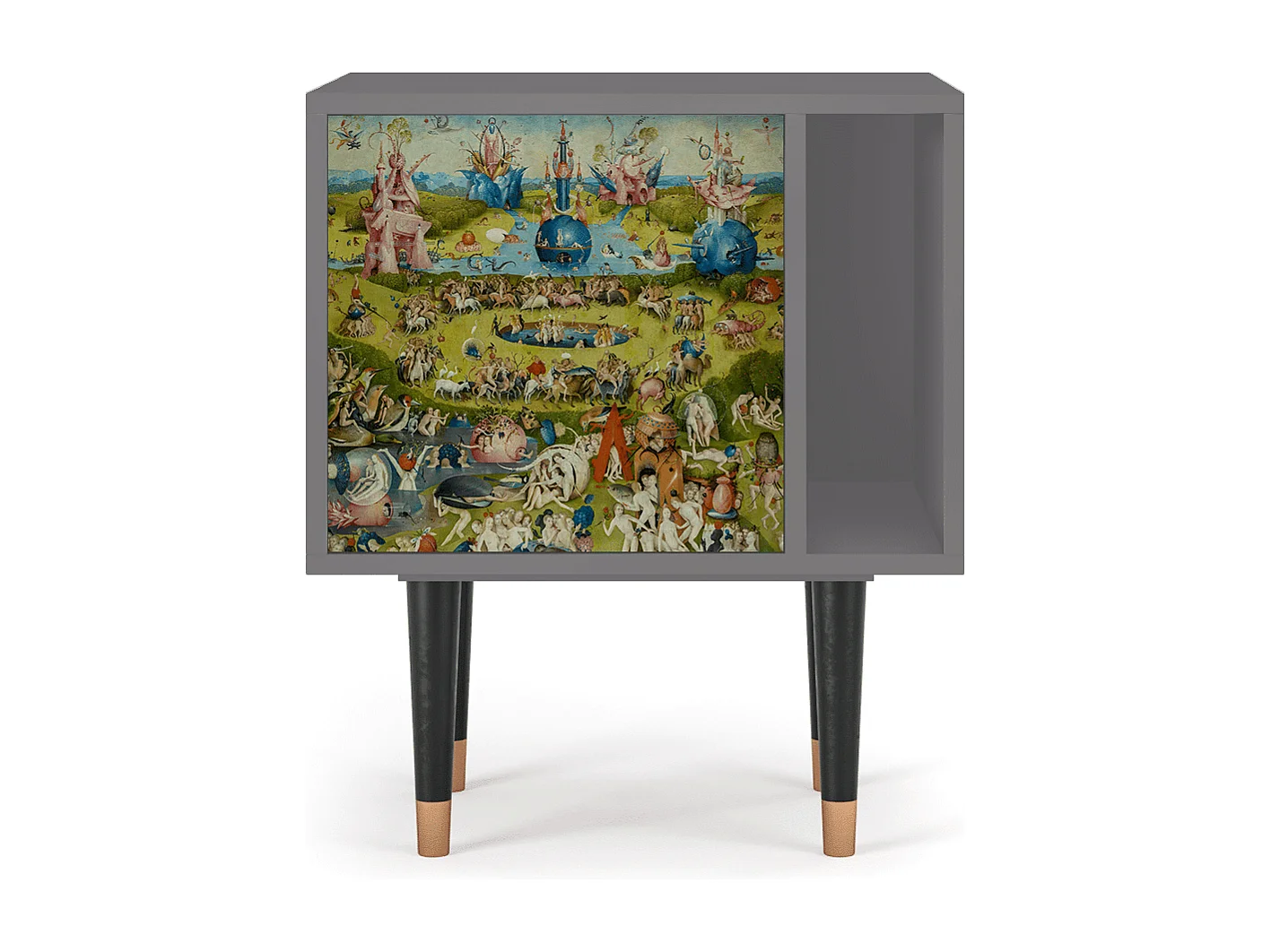 Table de nuit - 57х69х48 cm - S2 - The Garden 2 by Bosch, Gris