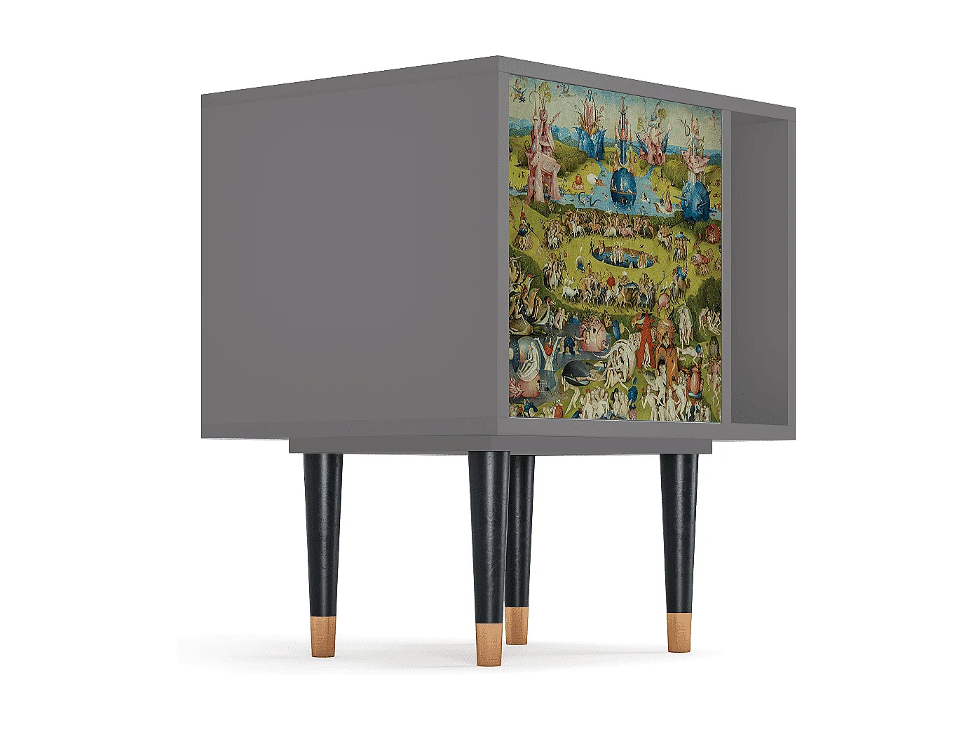 Table de nuit - 57х69х48 cm - S2 - The Garden 2 by Bosch, Gris