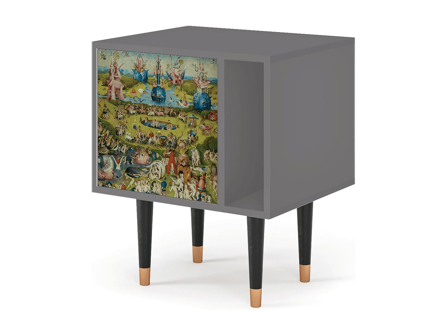 Mesita de noche - 57х69х48 cm - S2 - The Garden 2 by Bosch, Gris