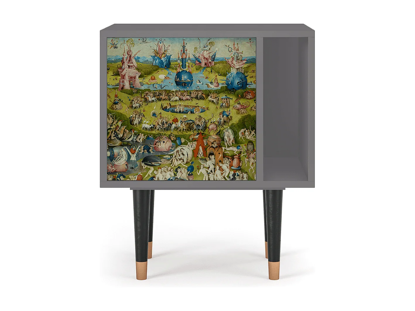Table de nuit - 57х69х48 cm - S2 - The Garden 2 by Bosch, Gris