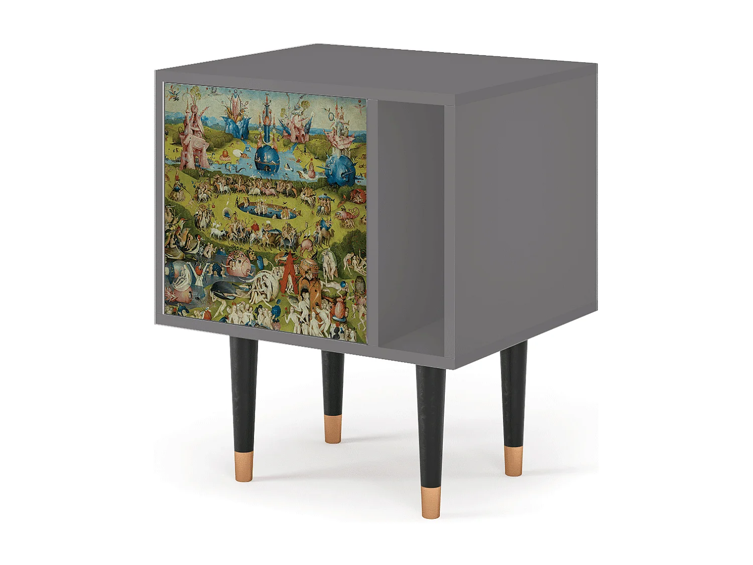 Table de nuit - 57х69х48 cm - S2 - The Garden 2 by Bosch, Gris