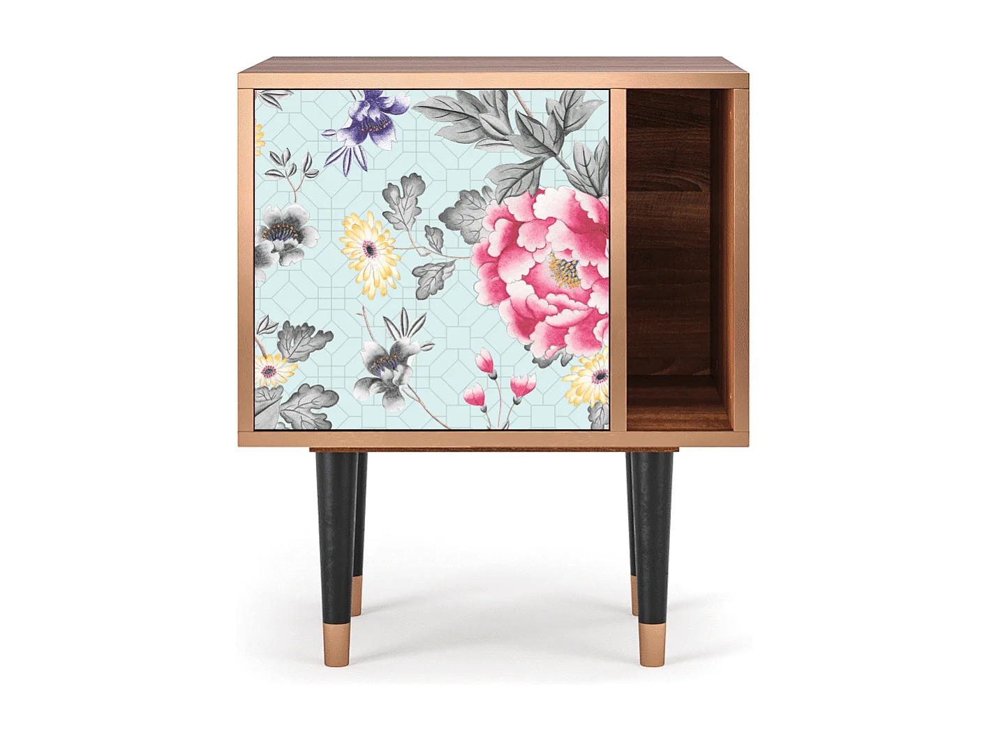 Table de nuit - 57х69х48 cm - S2 - Sky Garden, Noyer