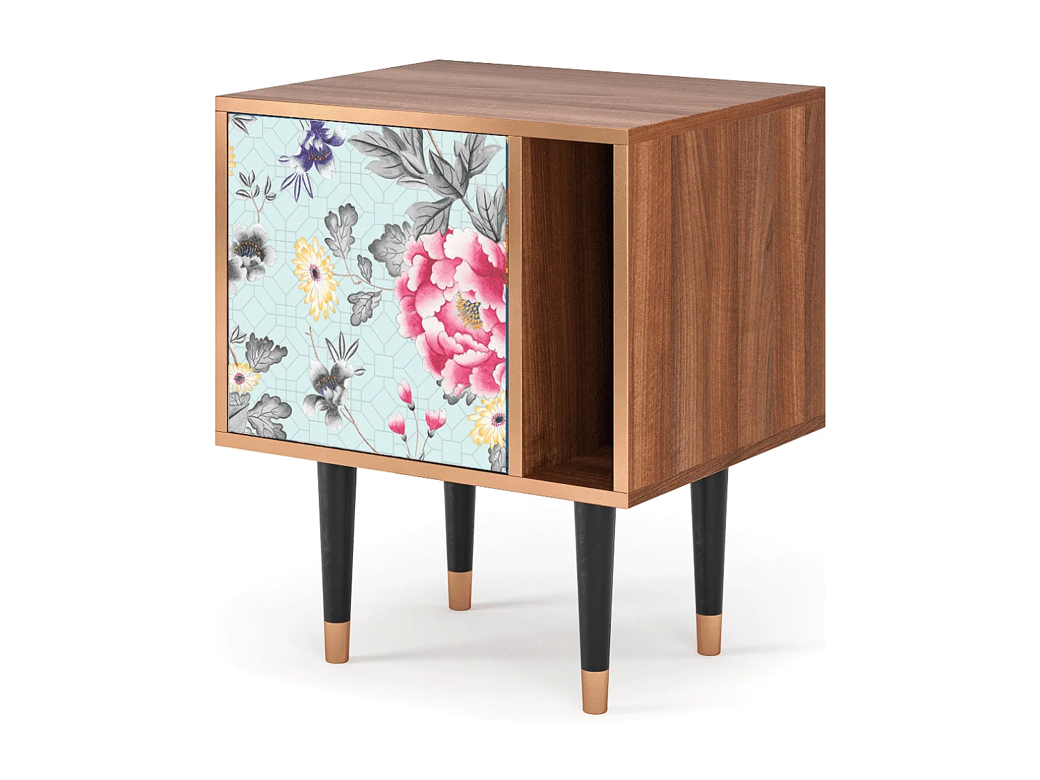 Table de nuit - 57х69х48 cm - S2 - Sky Garden, Noyer