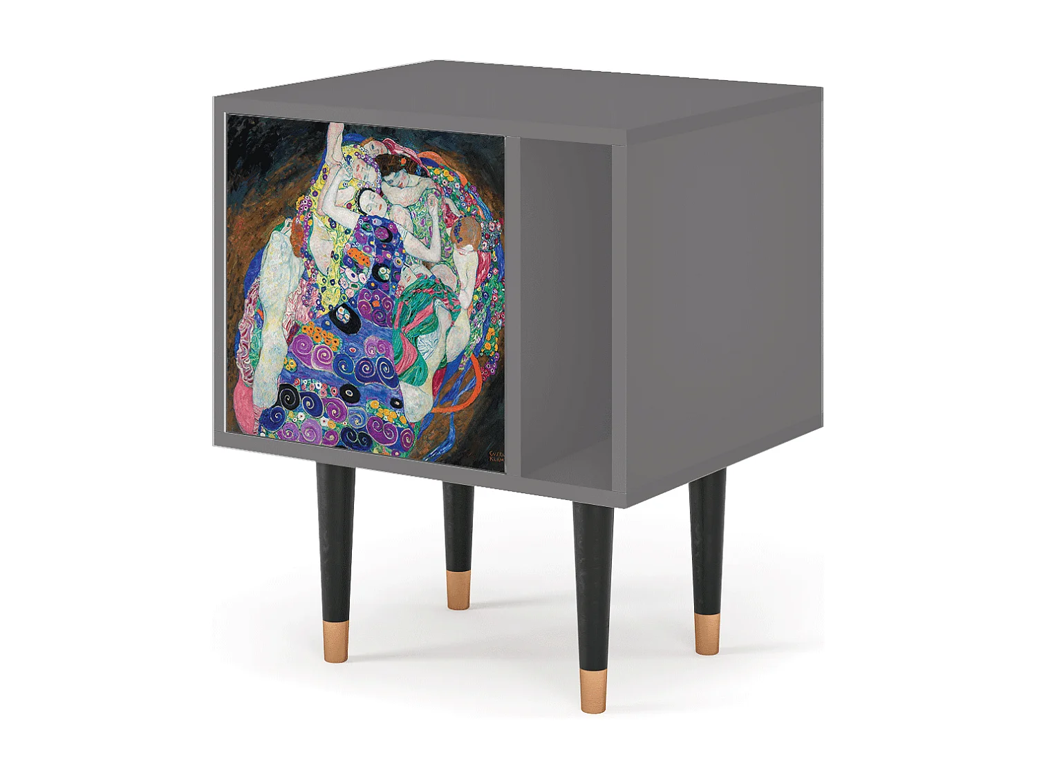 Table de nuit - 57х69х48 cm - S2 - The Maiden by Klimt, Gris