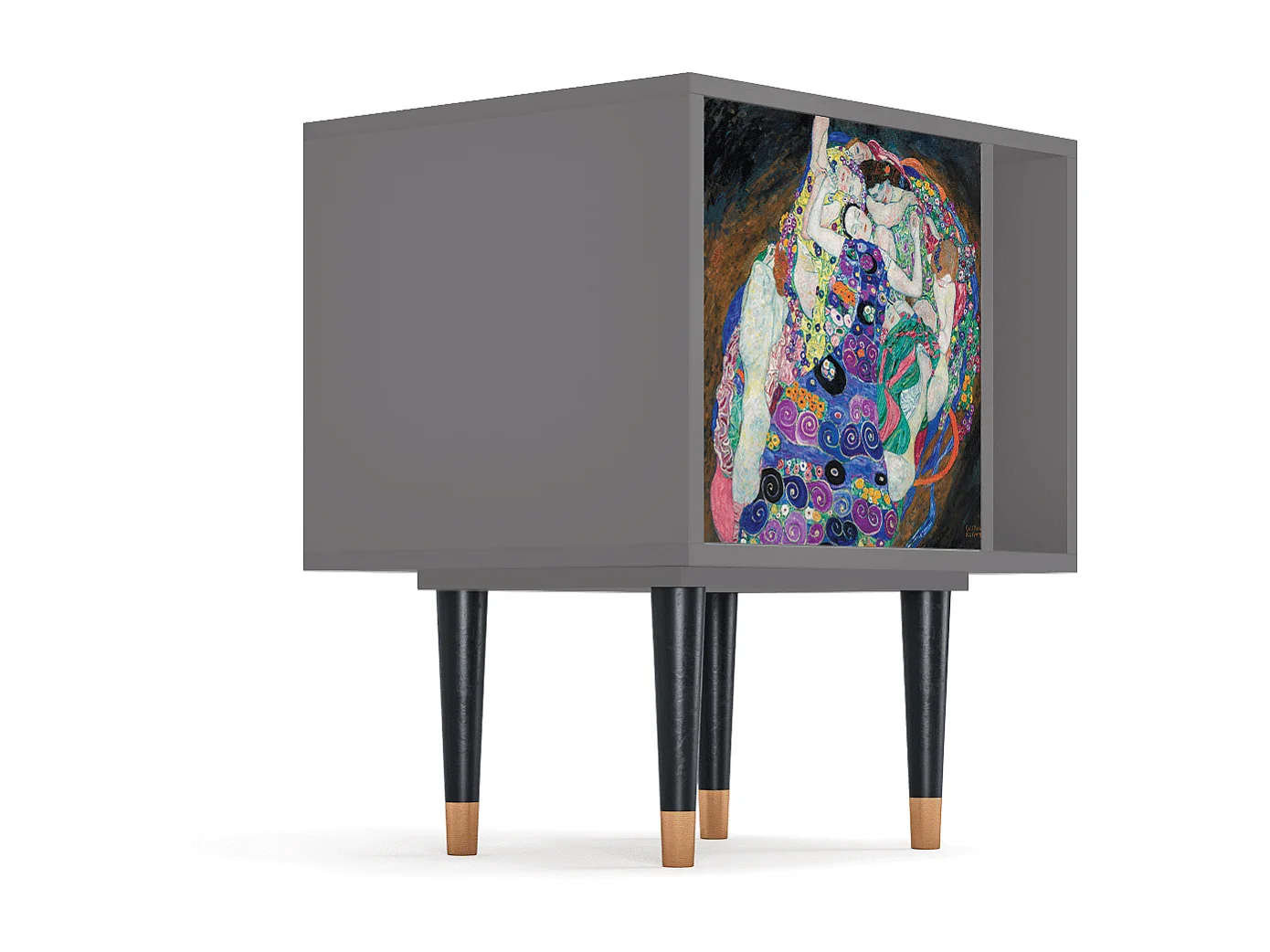 Table de nuit - 57х69х48 cm - S2 - The Maiden by Klimt, Gris